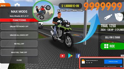 jogo de moto 3d com dinheiro infinito